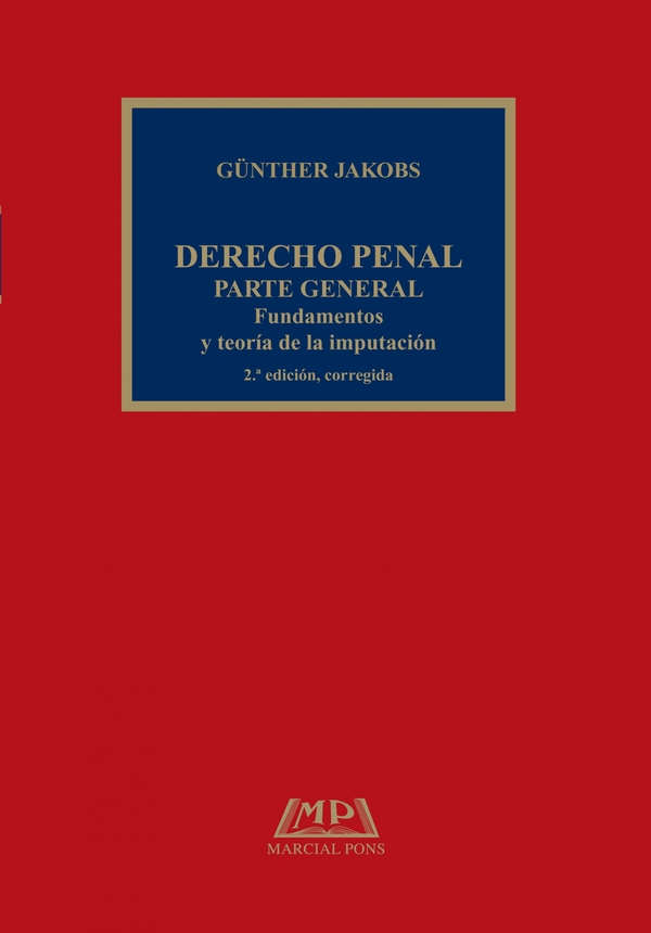 Capa do livro Derecho Penal parte general